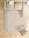 Bloomsbury Elegance Collection Area Rug -  Chelsea Square Ivory Beige  lifestyle 134