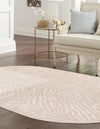 Bloomsbury Elegance Collection Area Rug -  Chelsea Oval Ivory Beige  lifestyle 44