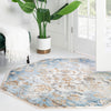 Kensington Collection Area Rug -  Mayfair Octagon Blue  lifestyle 37