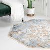 Kensington Collection Area Rug -  Mayfair Octagon Blue  lifestyle 40