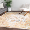 Kensington Collection Area Rug -  Mayfair Square Yellow  lifestyle 38