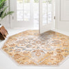 Kensington Collection Area Rug -  Mayfair Octagon Yellow  lifestyle 39