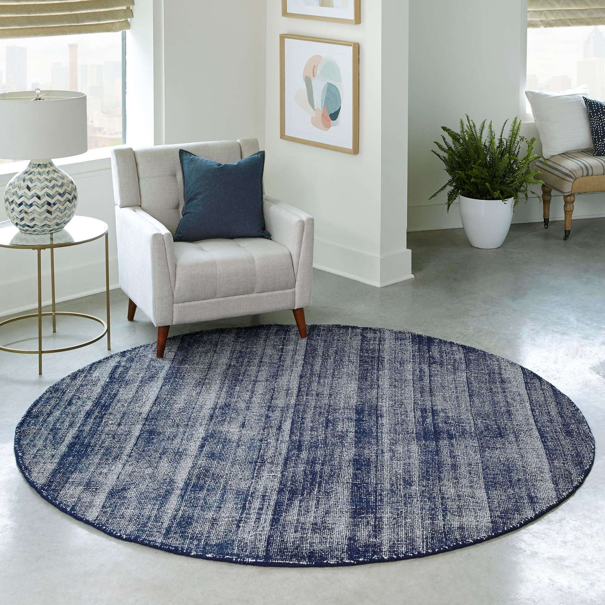 Berkshire Estate Collection Area Rug - Windsor (Blueberry)