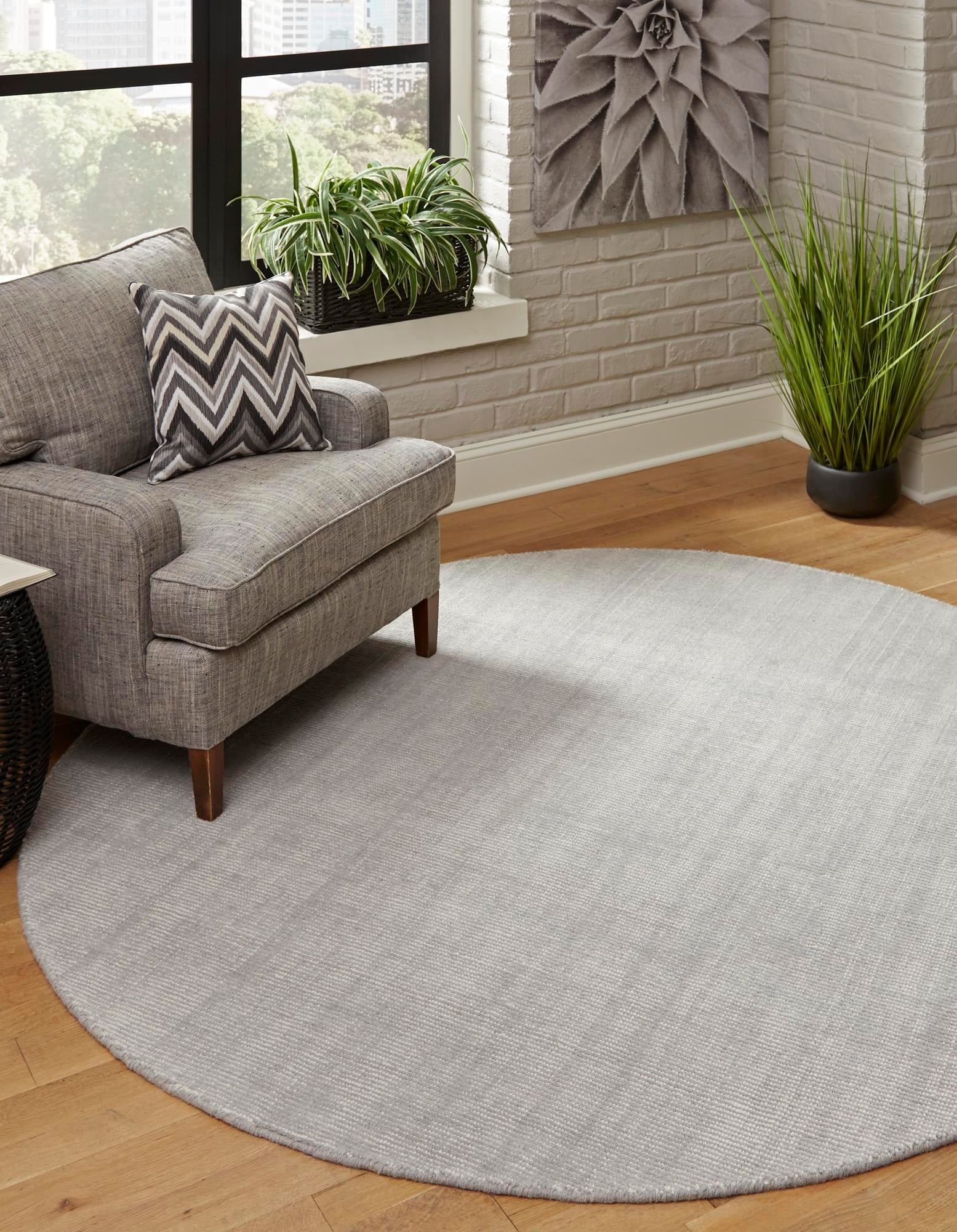 Berkshire Estate Collection Area Rug - Windsor (Grey Manor)