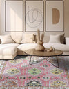 Copenhagen Comfort Collection Area Rug -  Sønderborg Square Rose  lifestyle 38