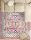 Copenhagen Comfort Collection Area Rug -  Sønderborg Square Rose  lifestyle 58