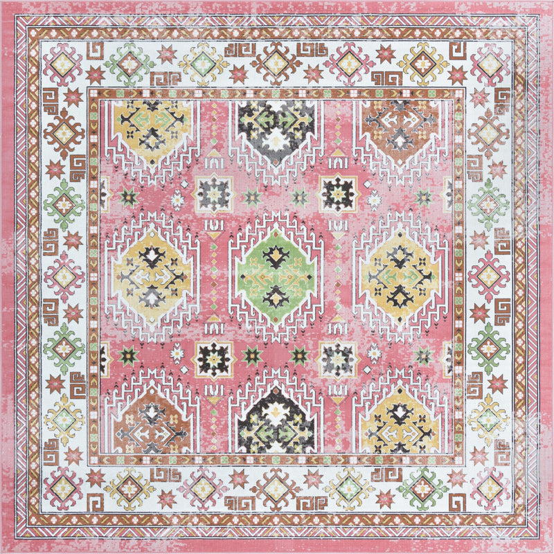 Copenhagen Comfort Collection Area Rug -  Sønderborg Square Rose  lifestyle 18