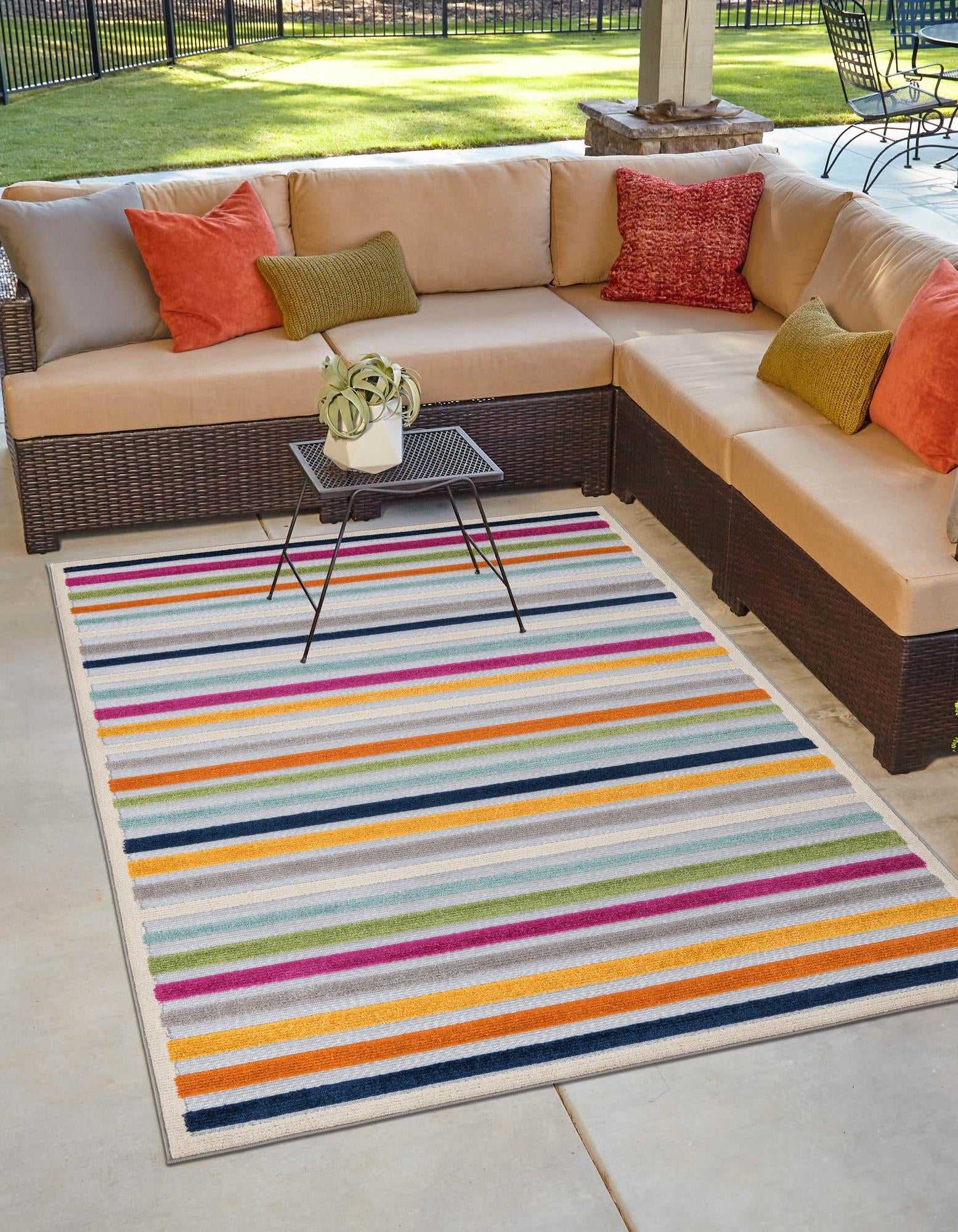 Bahama Breeze Outdoor Collection Area Rug -  Exuma