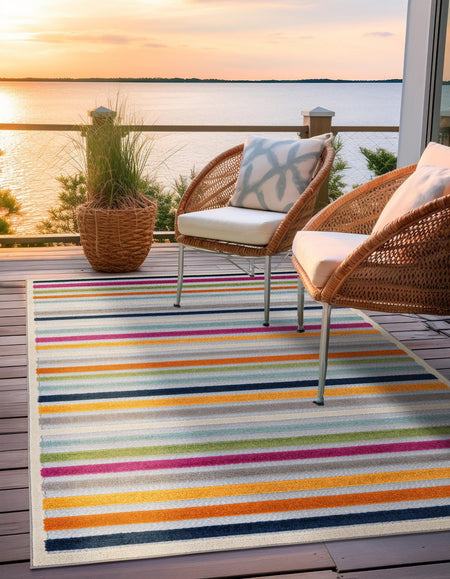 Bahama Breeze Outdoor Collection Area Rug -  Exuma