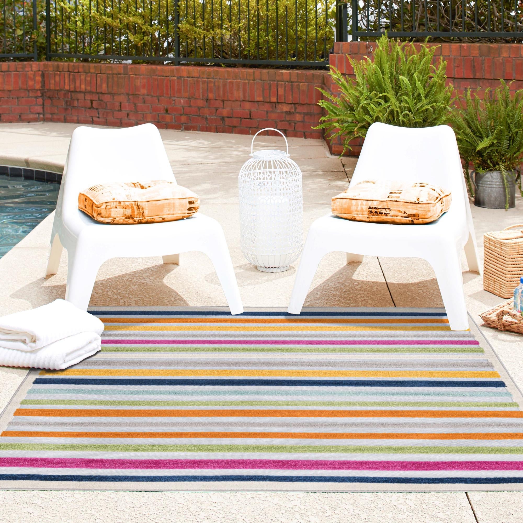 Bahama Breeze Outdoor Collection Area Rug -  Exuma