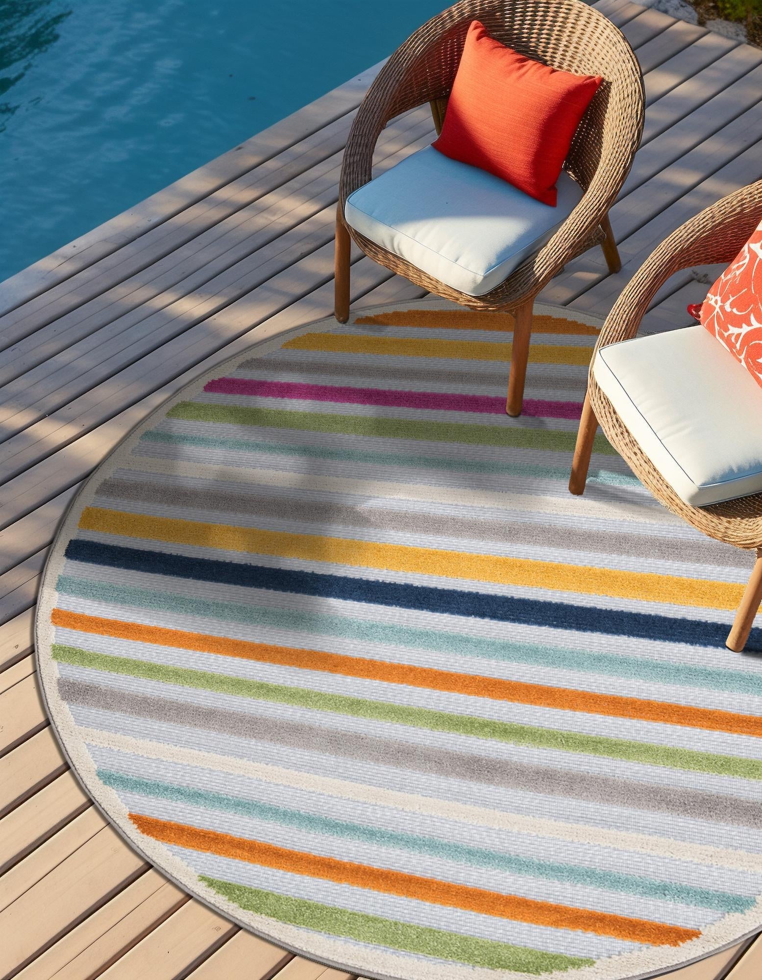 Bahama Breeze Outdoor Collection Area Rug -  Exuma