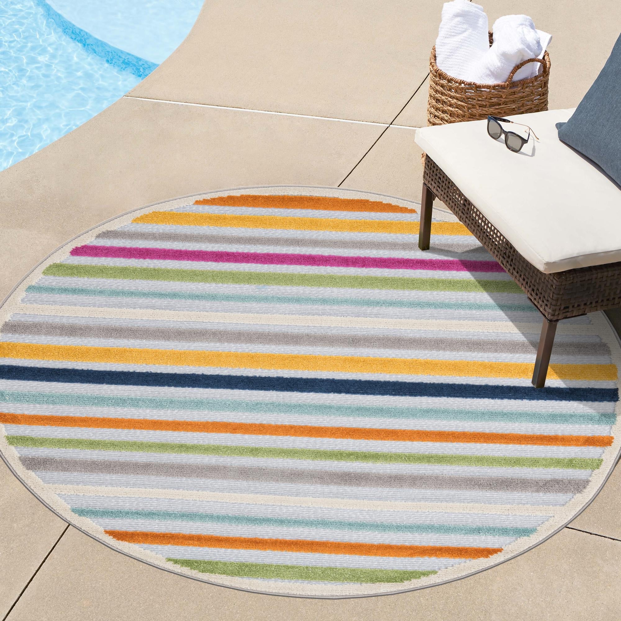 Bahama Breeze Outdoor Collection Area Rug -  Exuma