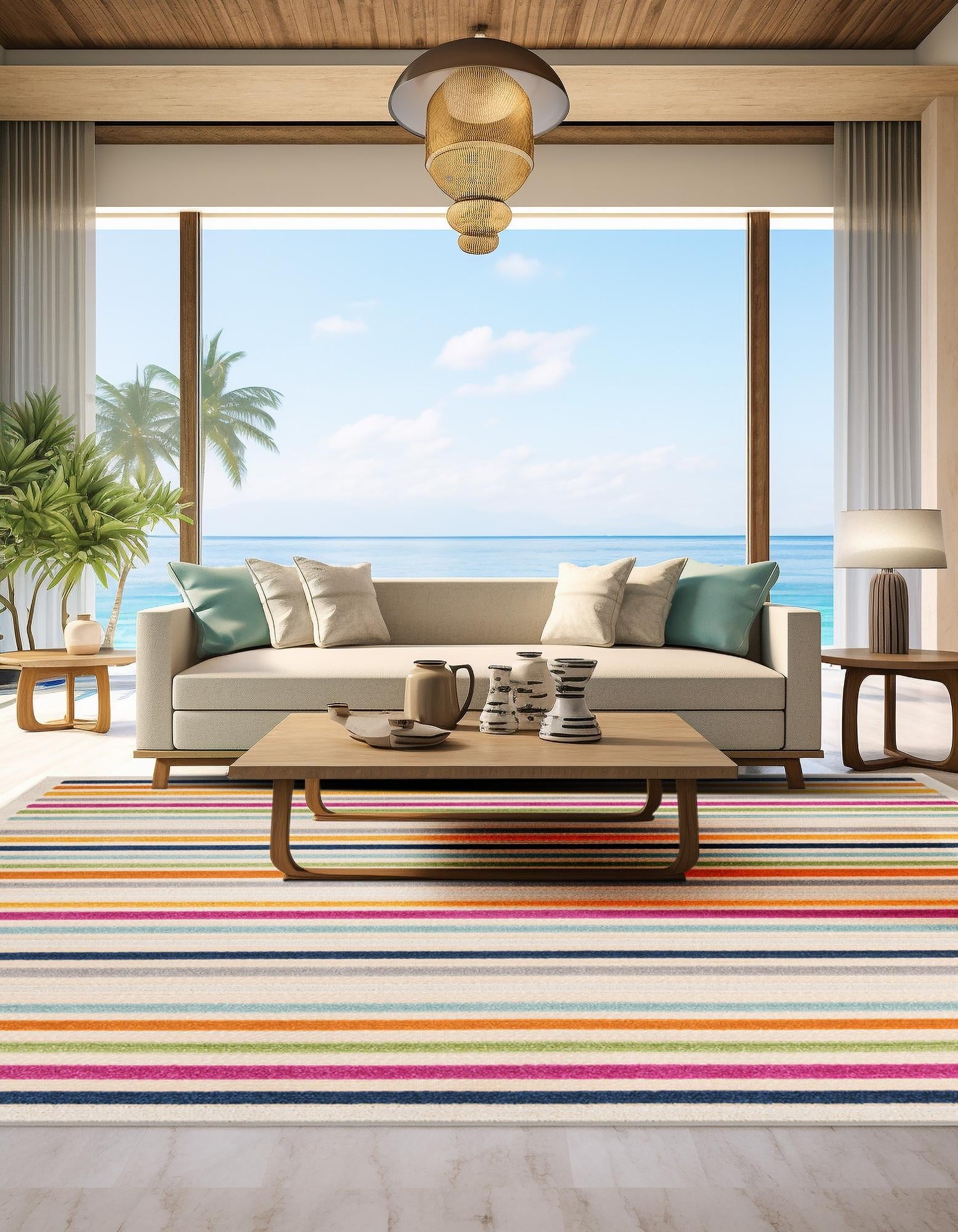 Bahama Breeze Outdoor Collection Area Rug -  Exuma