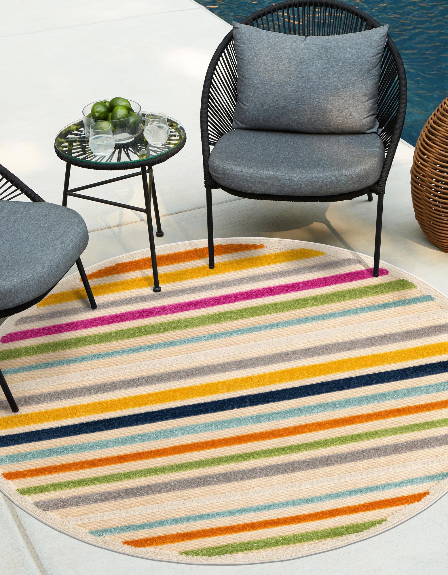 Bahama Breeze Outdoor Collection Area Rug -  Exuma