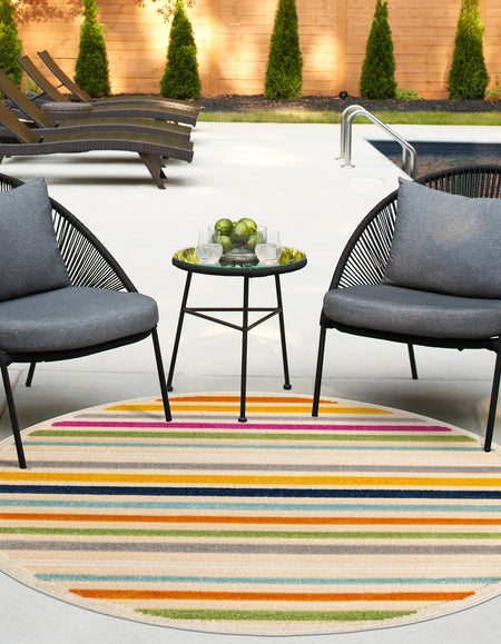 Bahama Breeze Outdoor Collection Area Rug -  Exuma