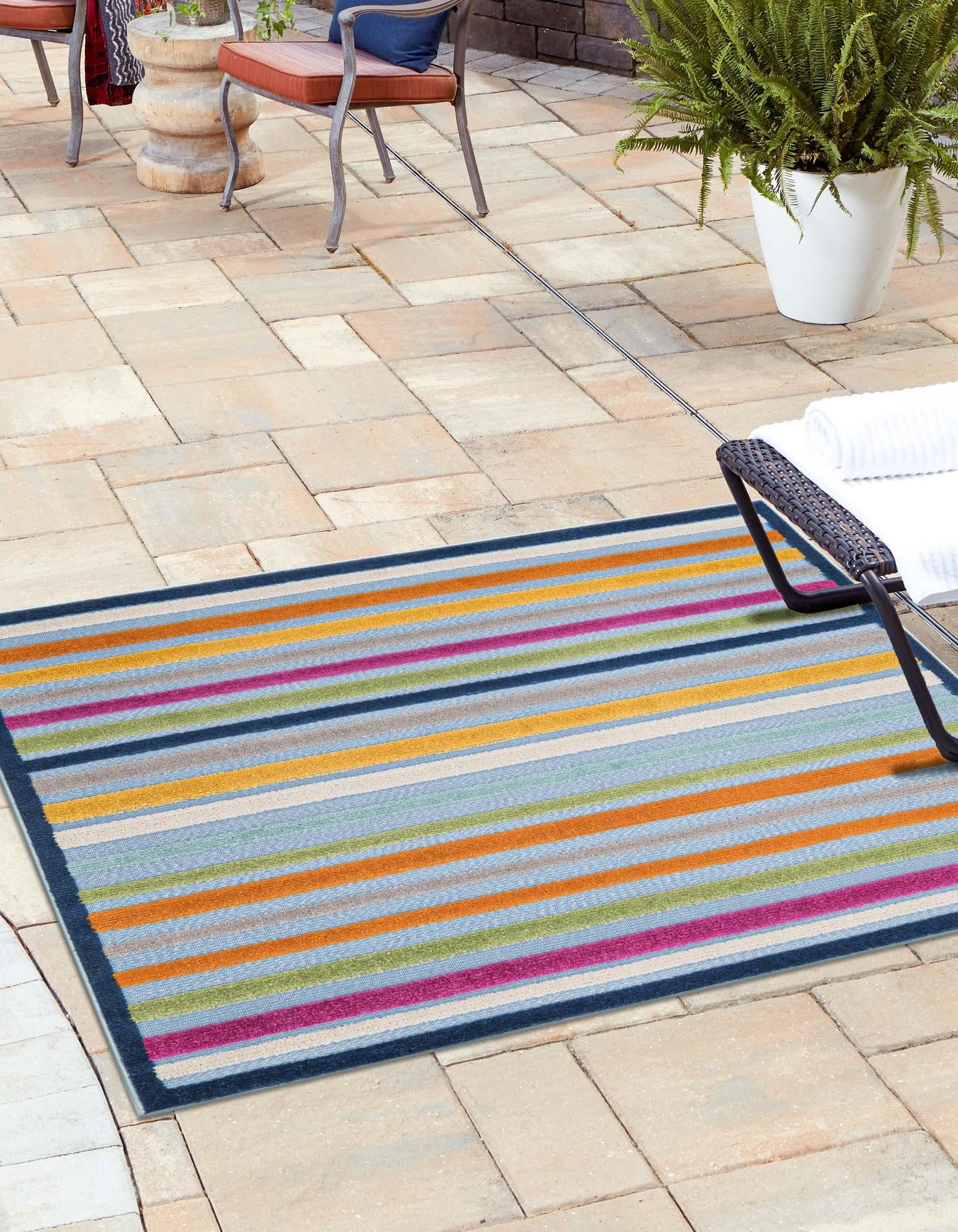 Bahama Breeze Outdoor Collection Area Rug -  Exuma