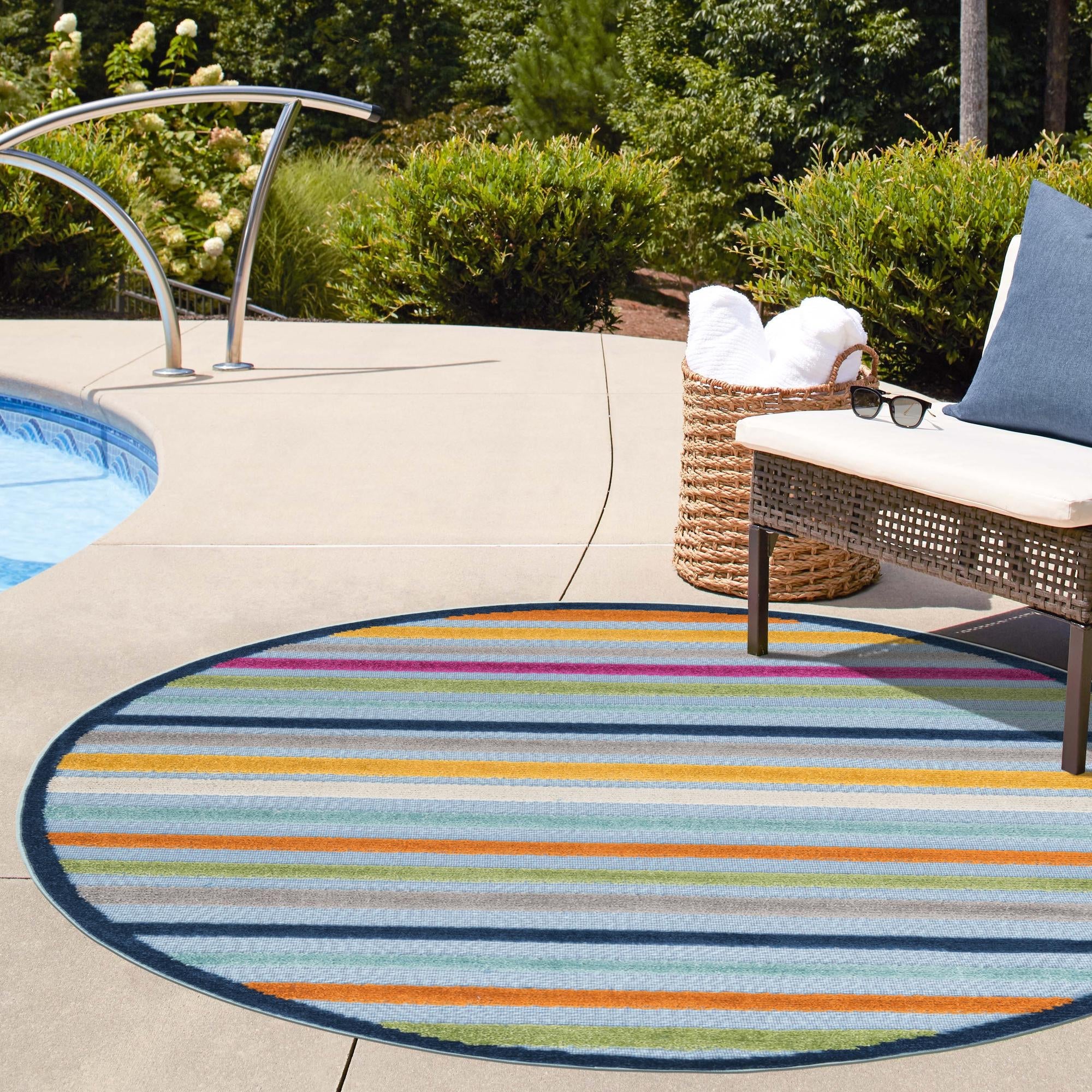 Bahama Breeze Outdoor Collection Area Rug -  Exuma