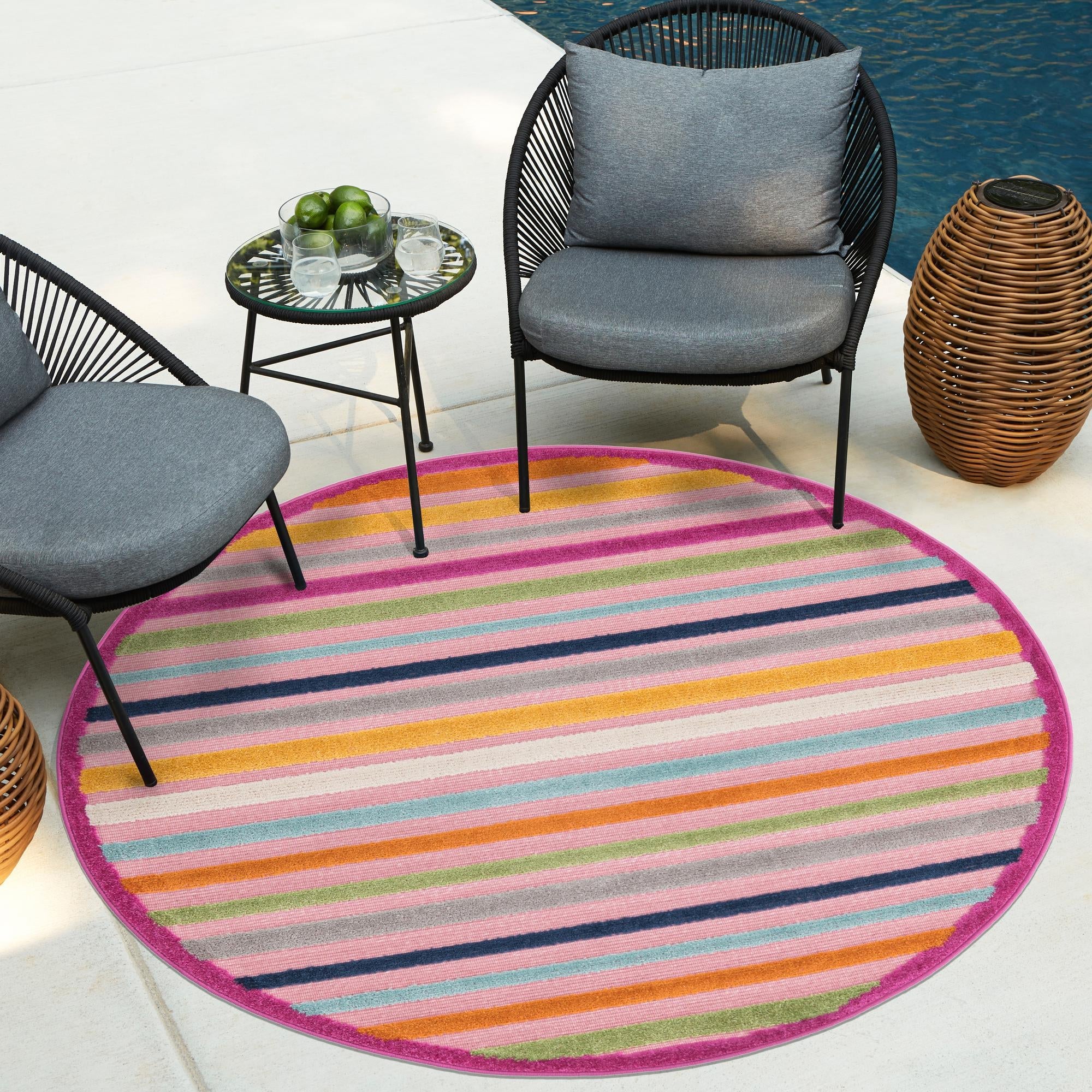 Bahama Breeze Outdoor Collection Area Rug -  Exuma