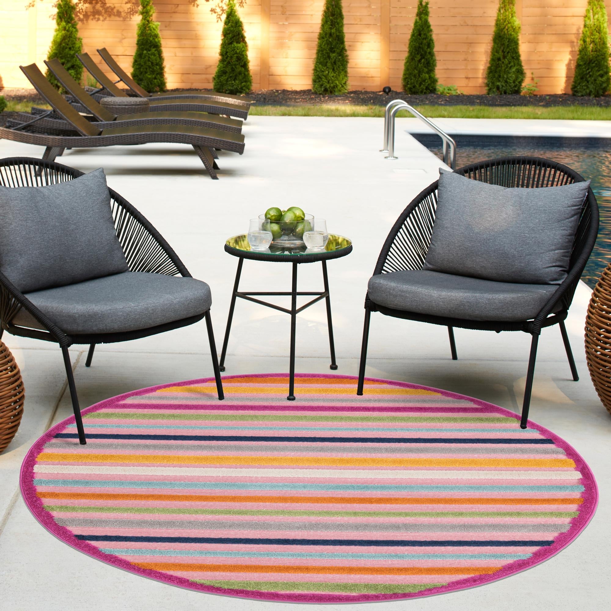 Bahama Breeze Outdoor Collection Area Rug -  Exuma