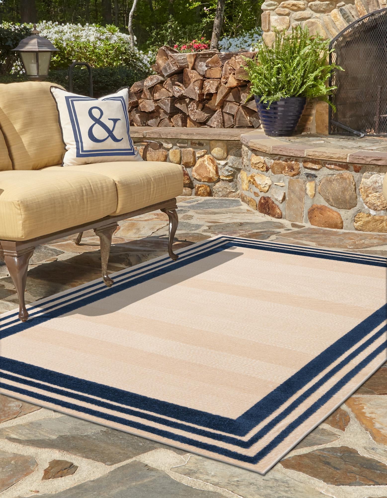 Bahama Breeze Outdoor Collection Area Rug -  Abaco