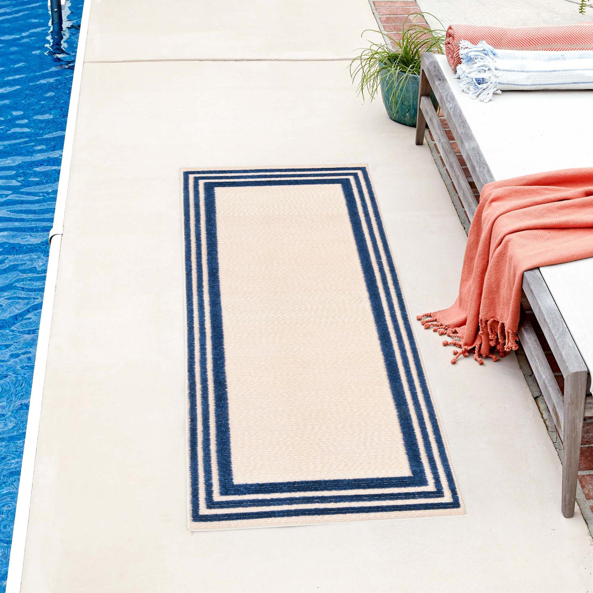 Bahama Breeze Outdoor Collection Area Rug -  Abaco