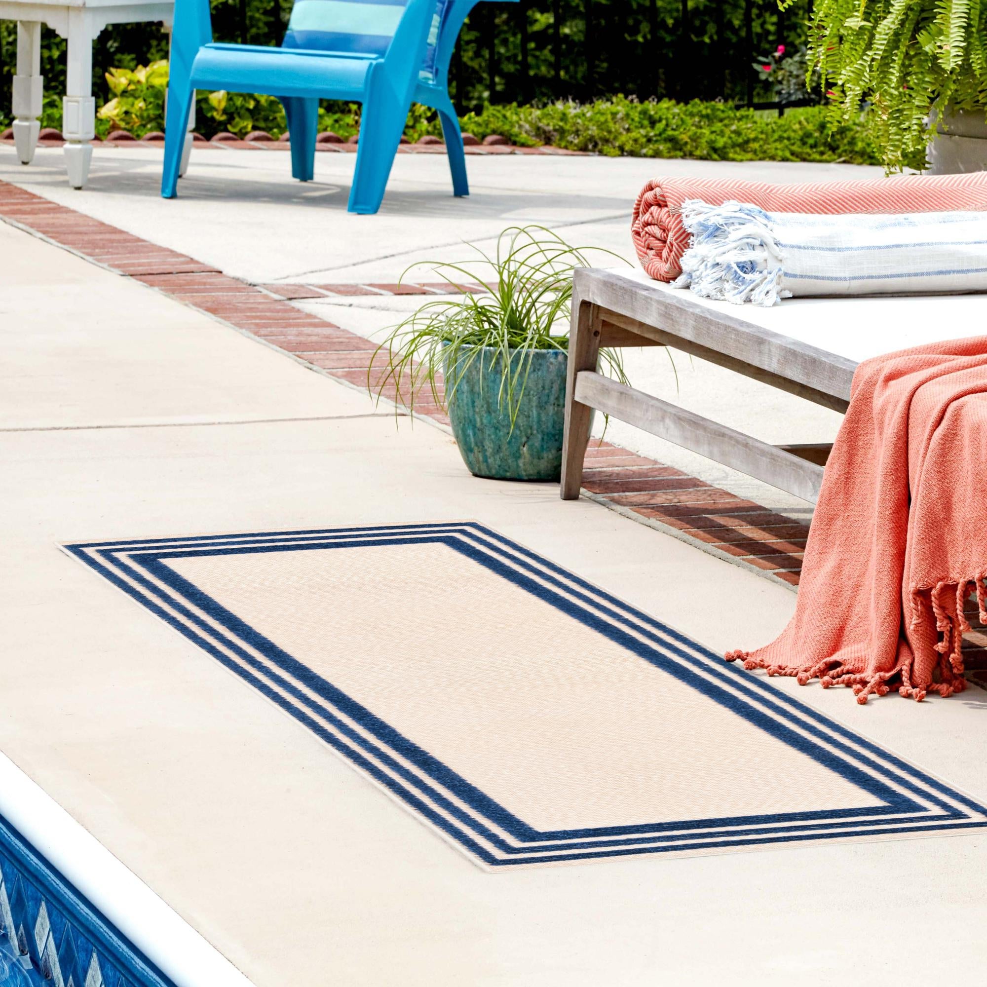 Bahama Breeze Outdoor Collection Area Rug -  Abaco