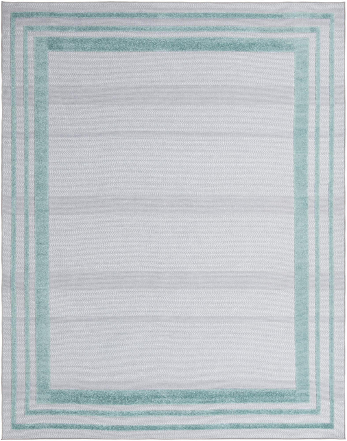 Bahama Breeze Outdoor Collection Area Rug -  Abaco Rectangle Gray Teal Main