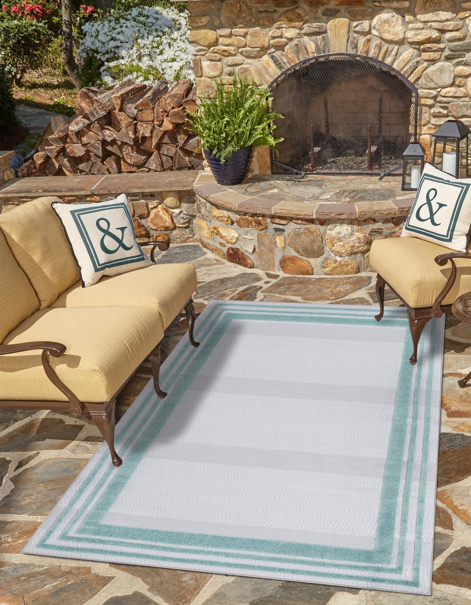 Bahama Breeze Outdoor Collection Area Rug -  Abaco