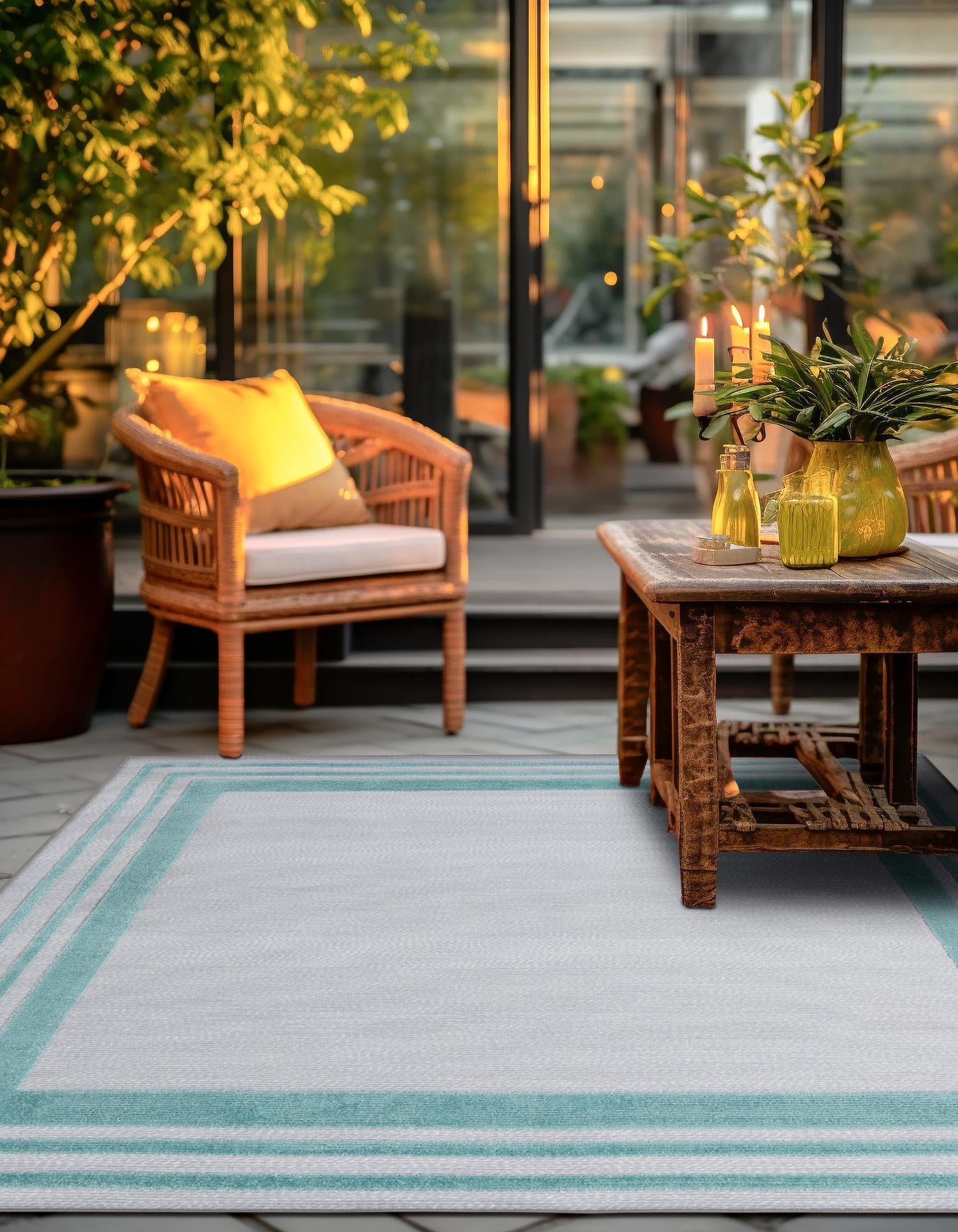 Bahama Breeze Outdoor Collection Area Rug -  Abaco