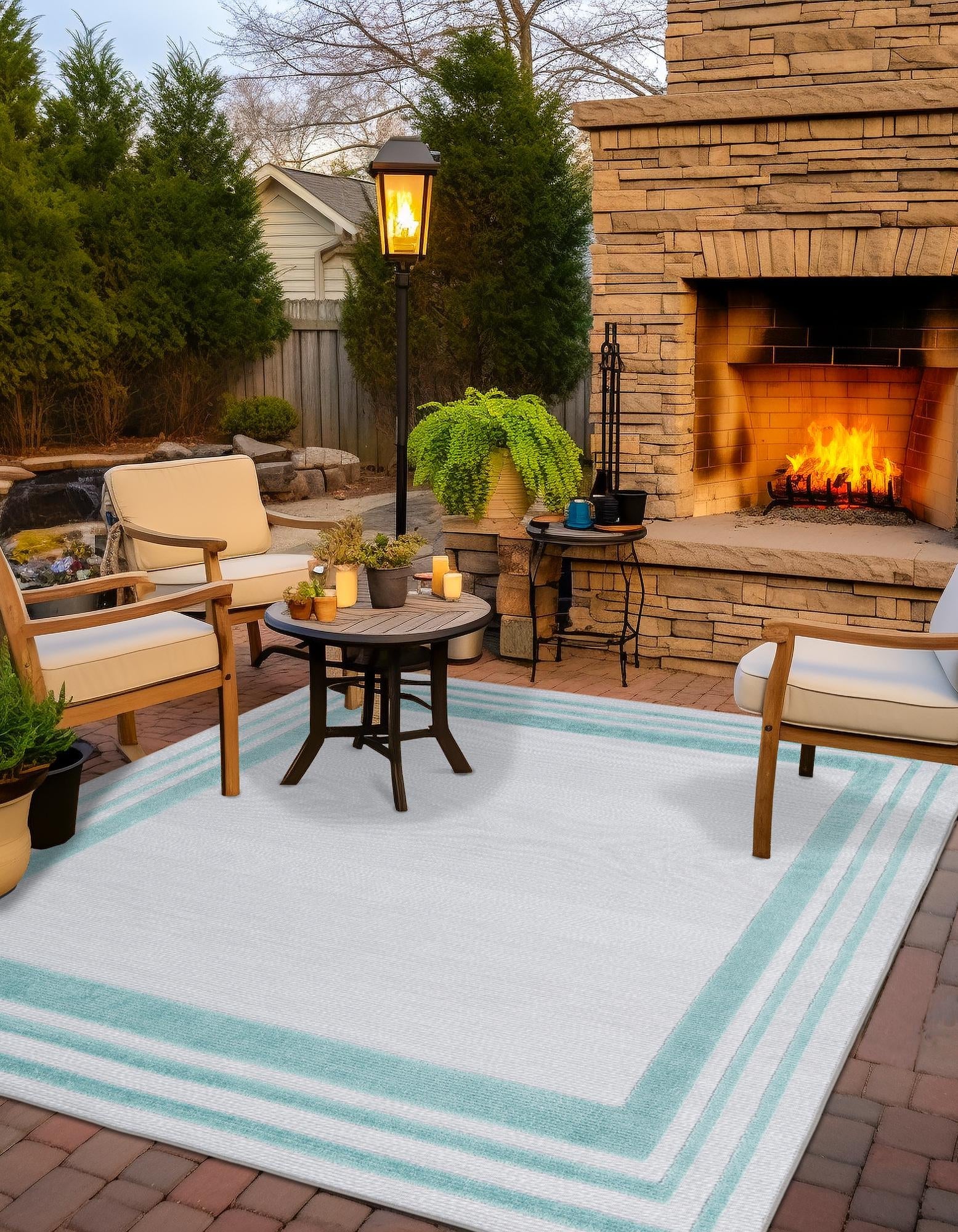 Bahama Breeze Outdoor Collection Area Rug -  Abaco