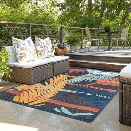 Caribbean Terrace Collection Area Rug - Antigua