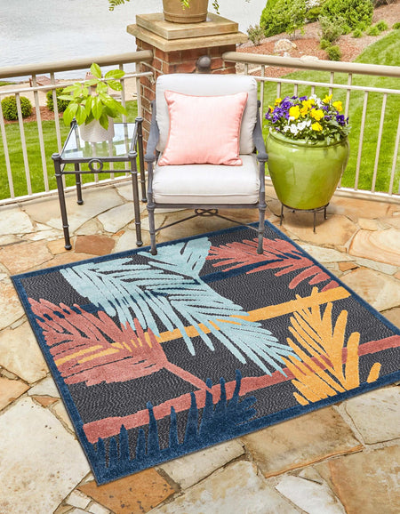 Caribbean Terrace Collection Area Rug - Antigua