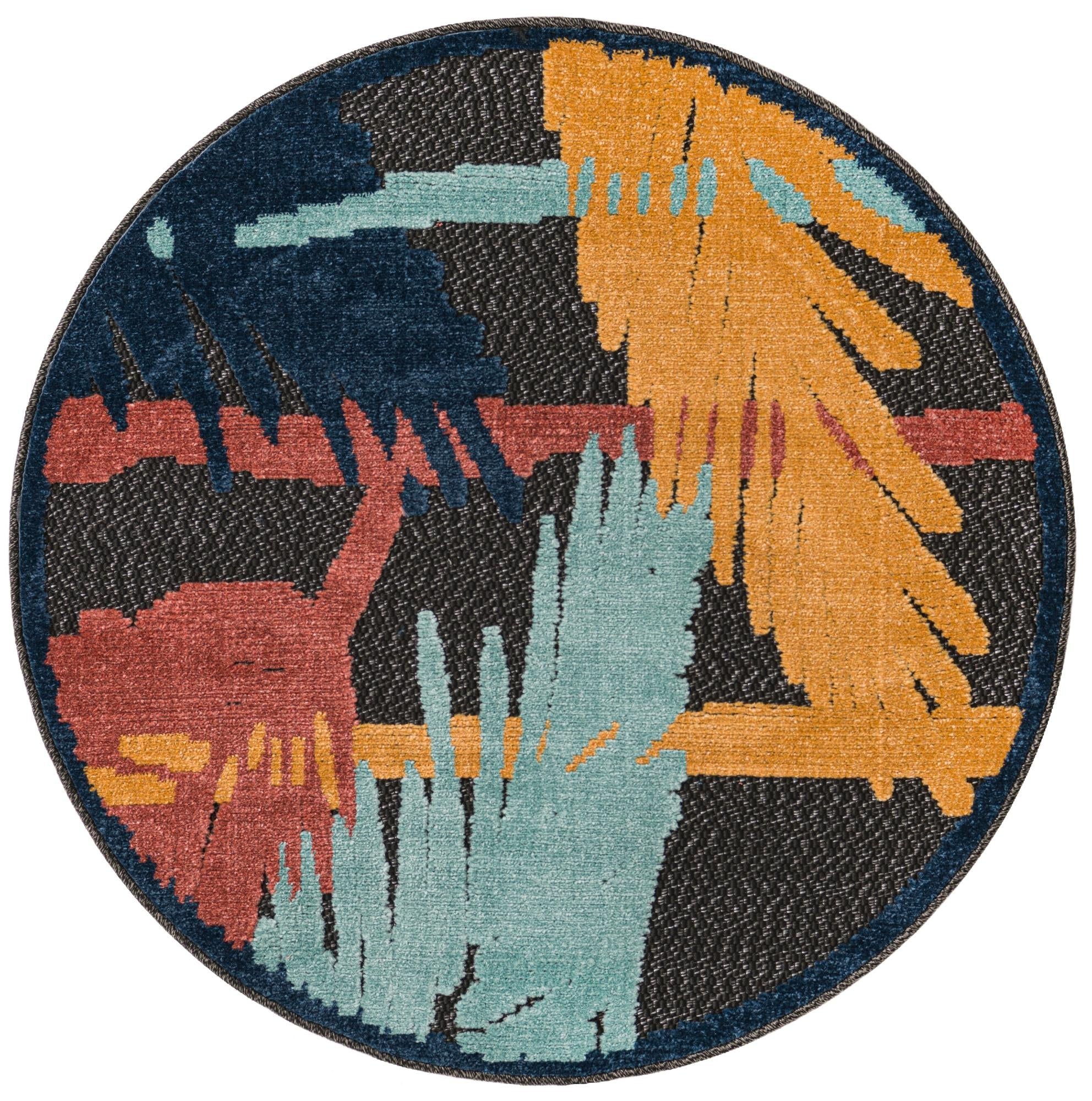 Caribbean Terrace Collection Area Rug - Antigua