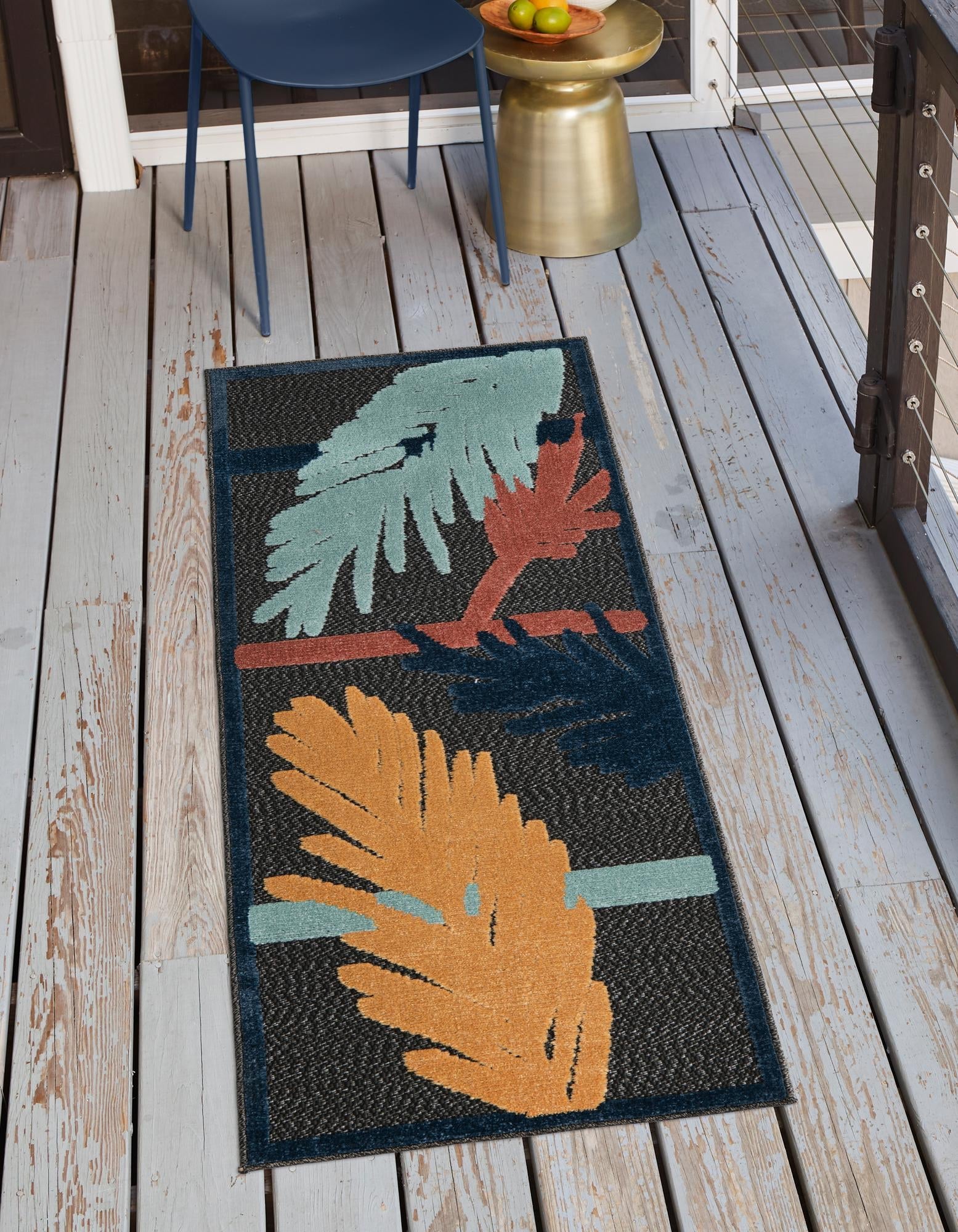 Caribbean Terrace Collection Area Rug - Antigua