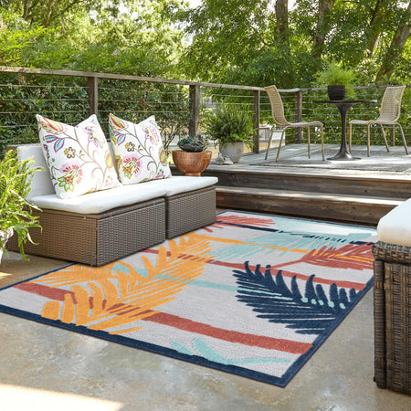 Caribbean Terrace Collection Area Rug - Antigua