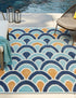 Caribbean Terrace Collection Area Rug -  Barbados