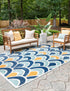 Caribbean Terrace Collection Area Rug -  Barbados