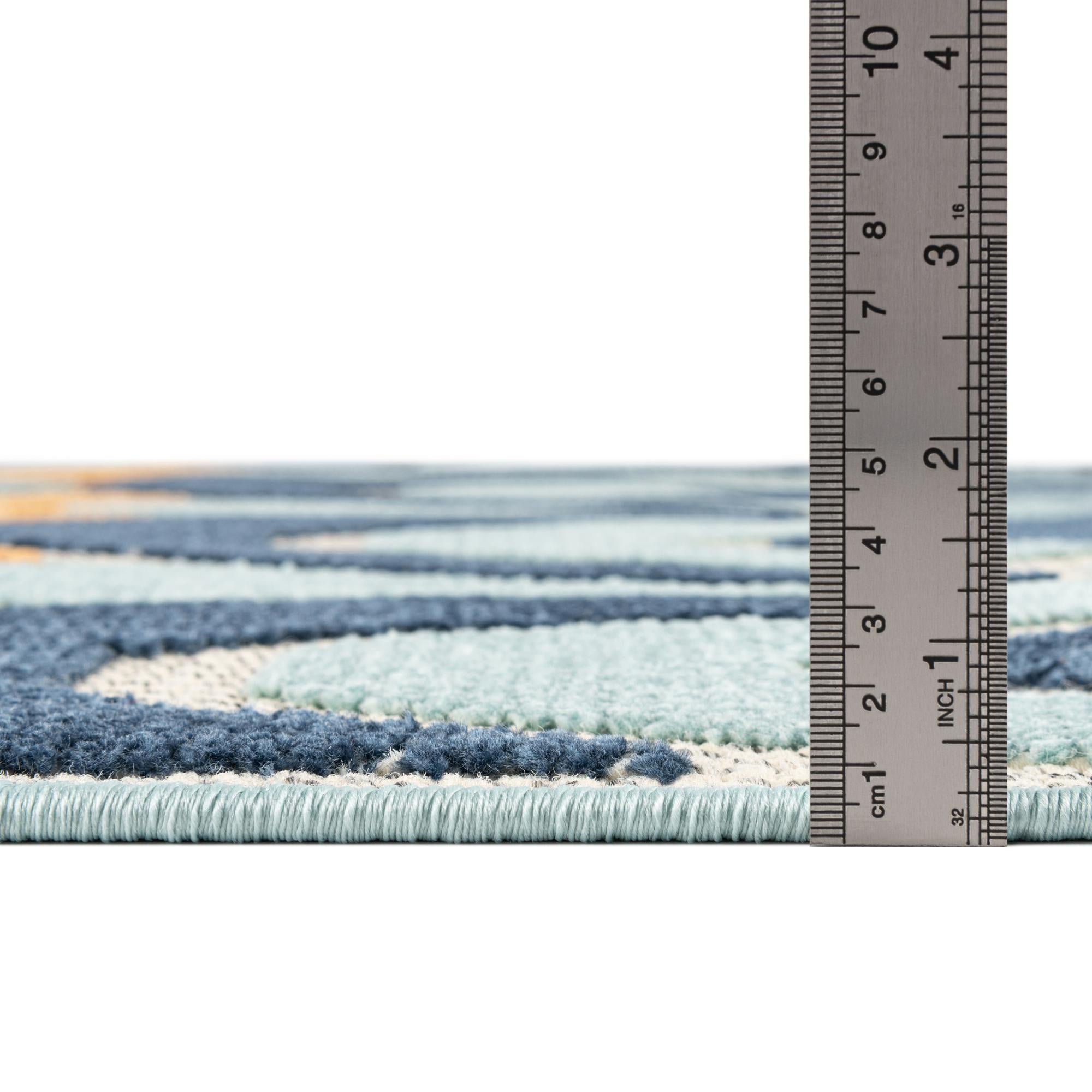 Caribbean Terrace Collection Area Rug -  Barbados