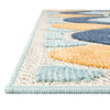 Caribbean Terrace Collection Area Rug -  Barbados Rectangle Blue  lifestyle 7