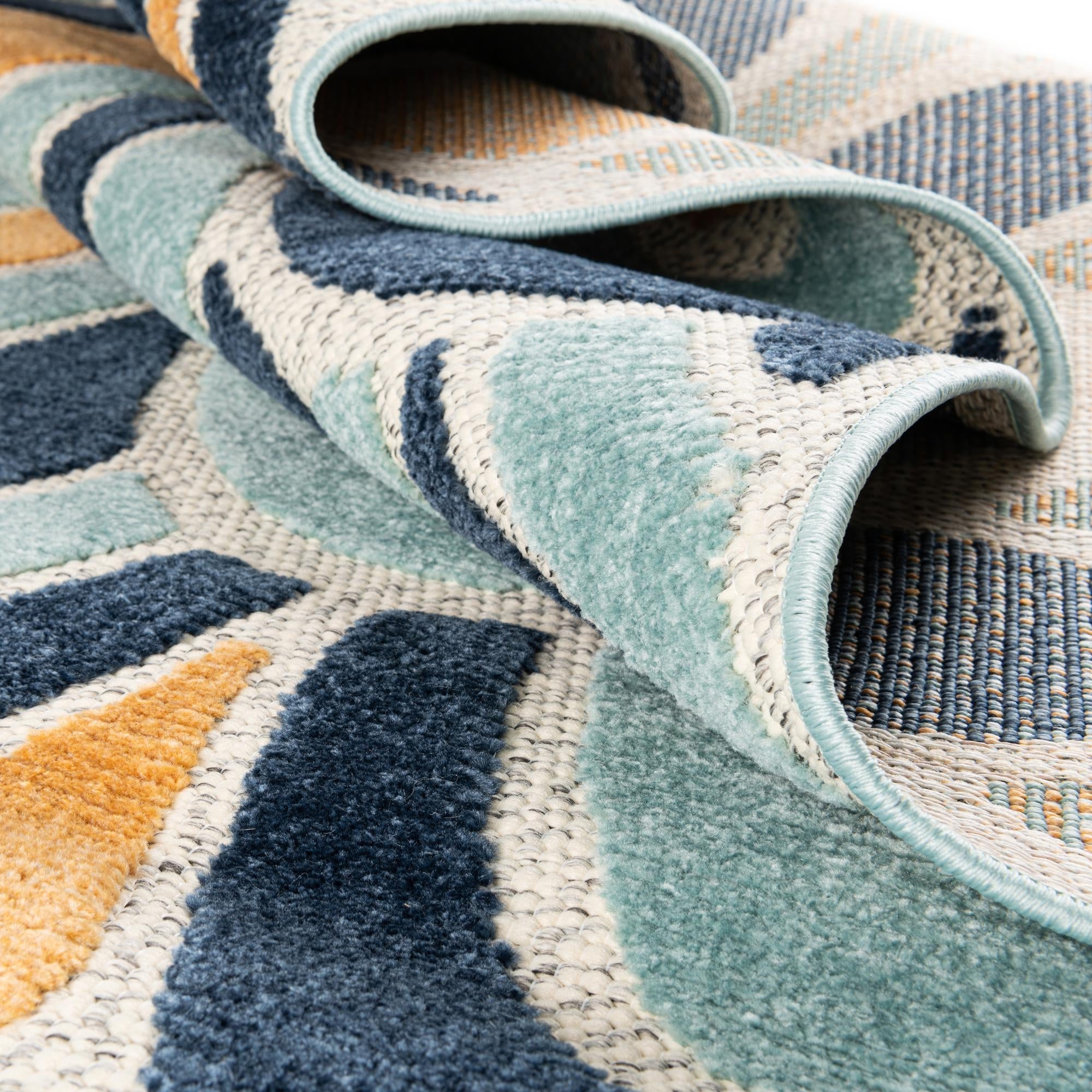 Caribbean Terrace Collection Area Rug -  Barbados