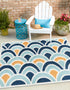 Caribbean Terrace Collection Area Rug -  Barbados