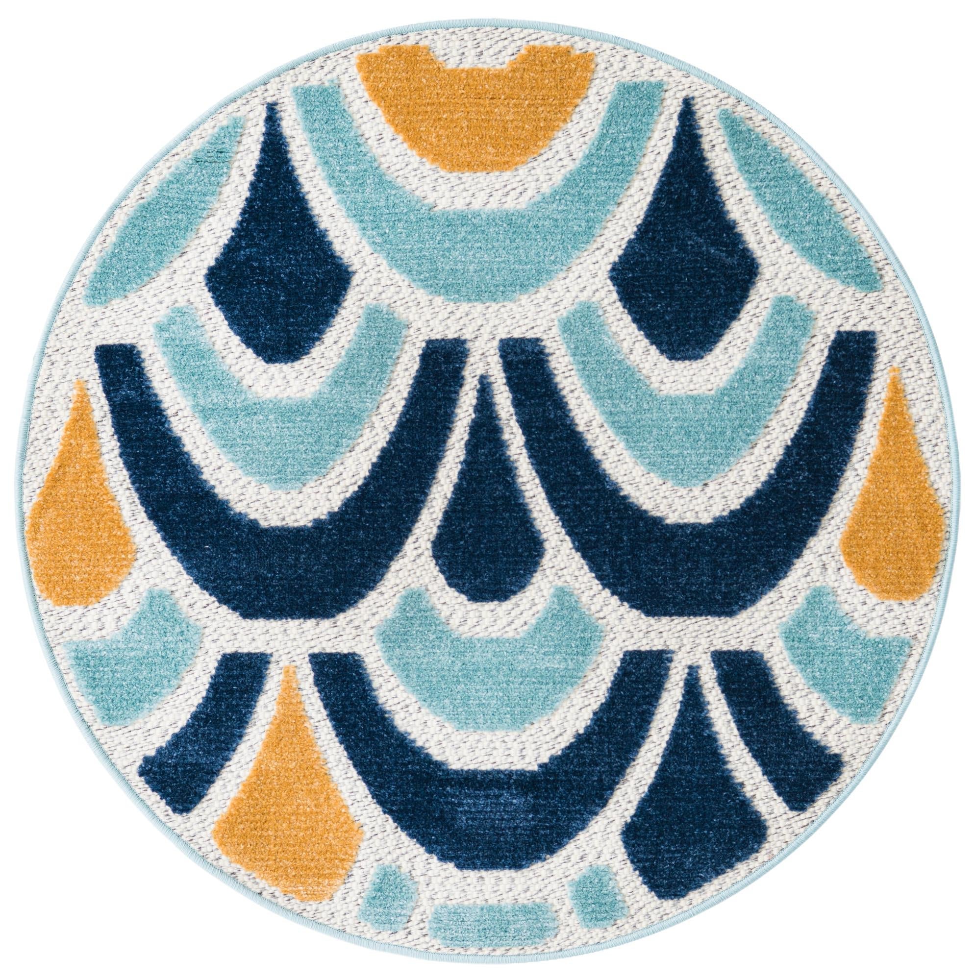 Caribbean Terrace Collection Area Rug -  Barbados