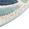 Caribbean Terrace Collection Area Rug -  Barbados Round Blue  lifestyle 31