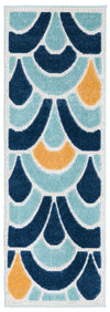 Caribbean Terrace Collection Area Rug -  Barbados Runner Blue  lifestyle 17