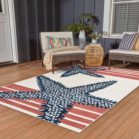 Caribbean Terrace Collection Area Rug -  Curacao