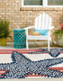 Caribbean Terrace Collection Area Rug -  Curacao