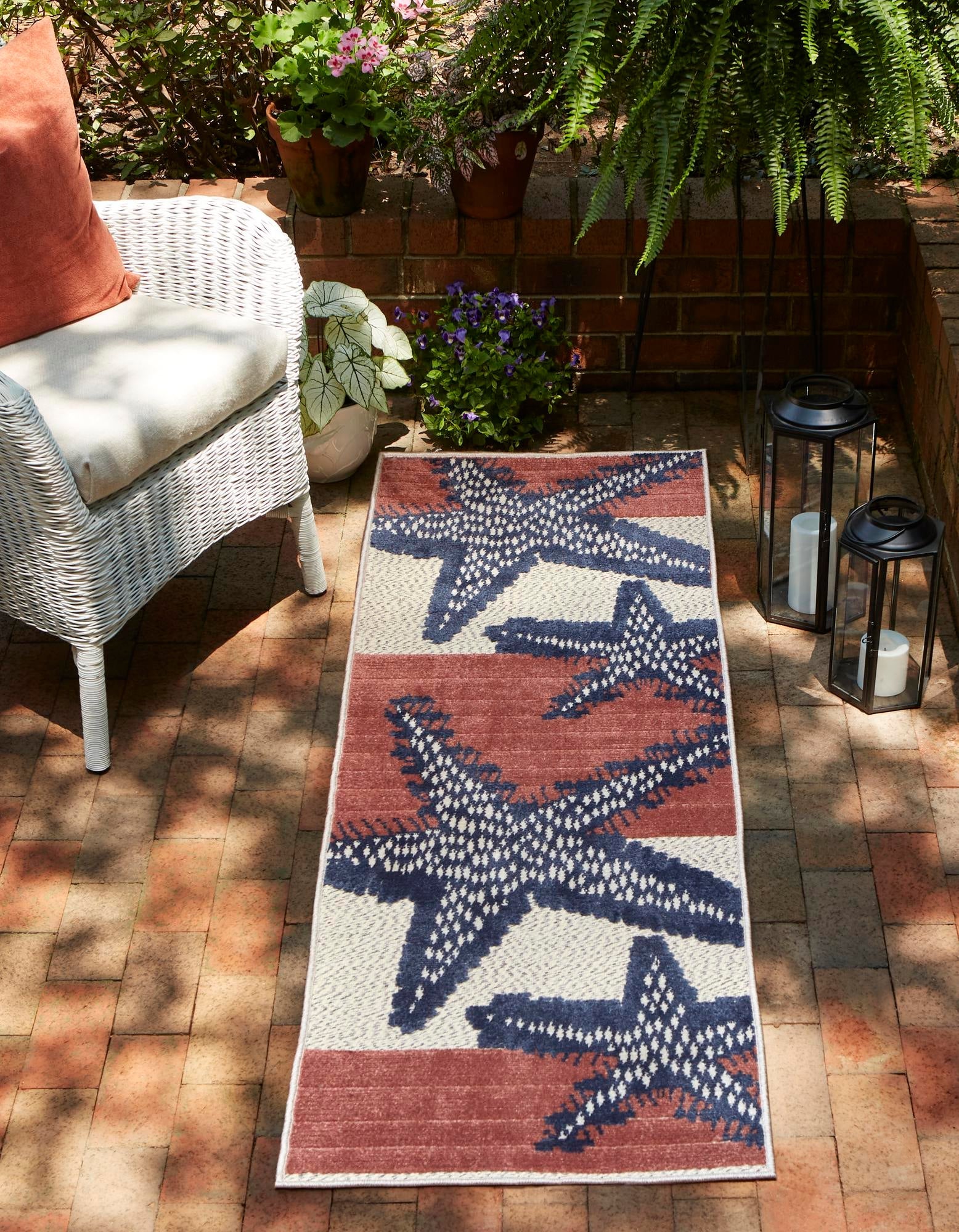 Caribbean Terrace Collection Area Rug -  Curacao