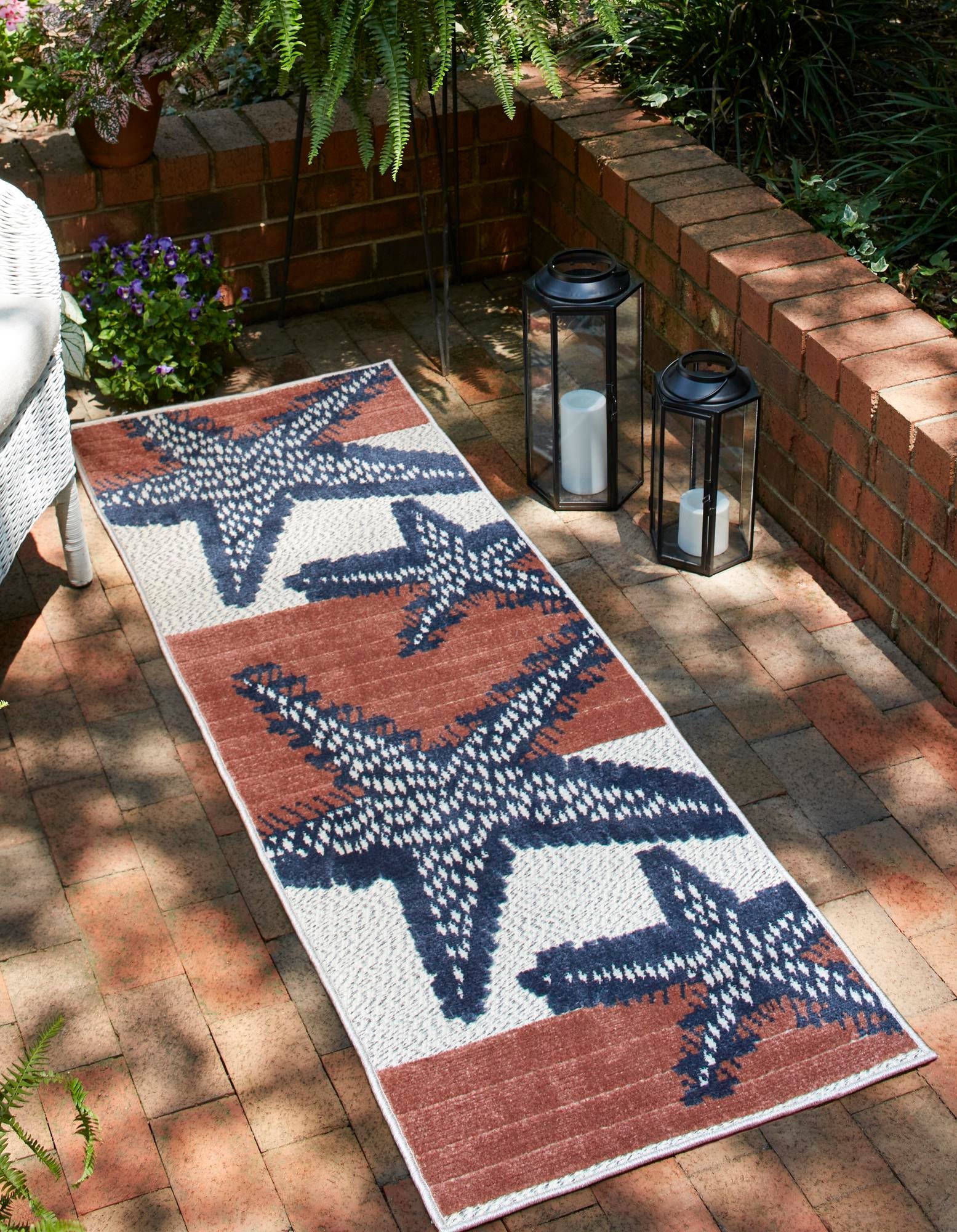 Caribbean Terrace Collection Area Rug -  Curacao