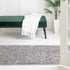 Cozy Haven Shag Collection Area Rug - Sanctuary (Cloud Gray)