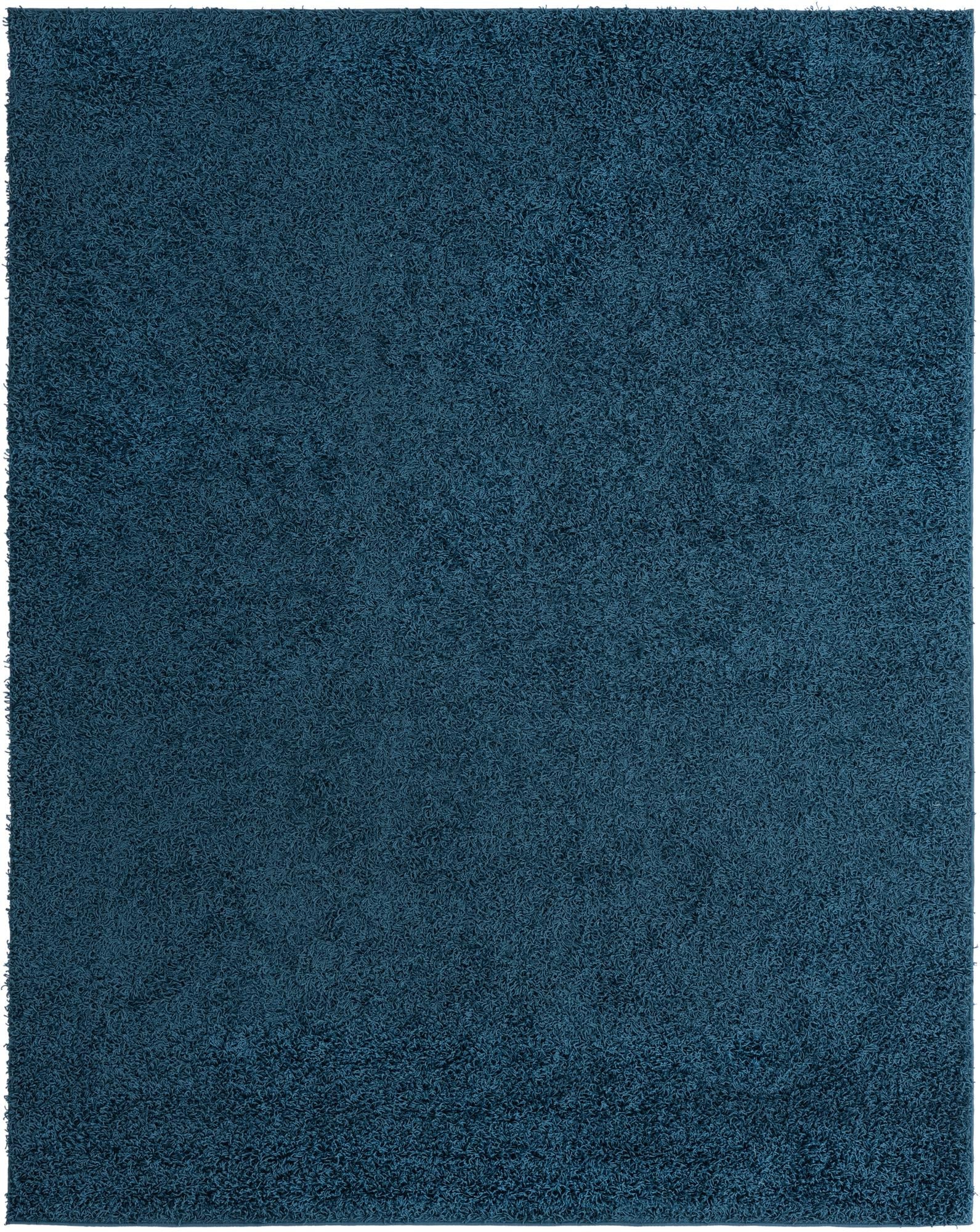 Cozy Haven Shag Collection Area Rug - Sanctuary (Sapphire Blue)